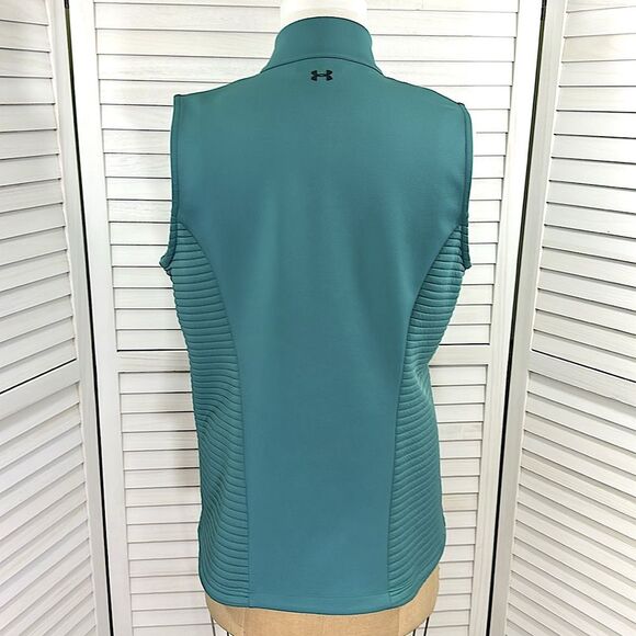 Under Amour Cold Gear Vest Size XL Teal Blue - Picture 8 of 11